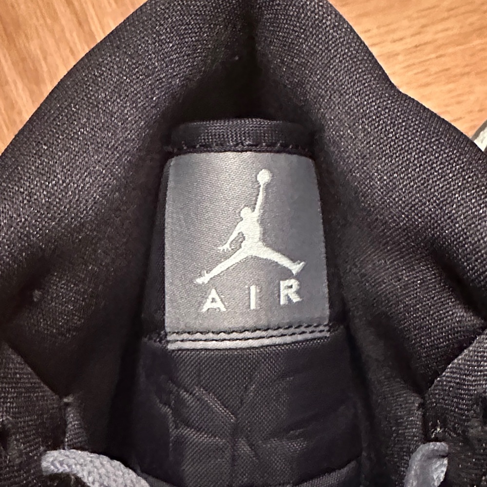 Air Jordan Black and Gray High-Top Sneakers - Picture 2 of 8